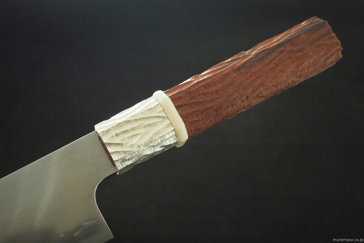 玉鋼 牛刀８寸(240㎜) 刀匠・小澤 茂範作 Gyuto 240mm Swordsmith