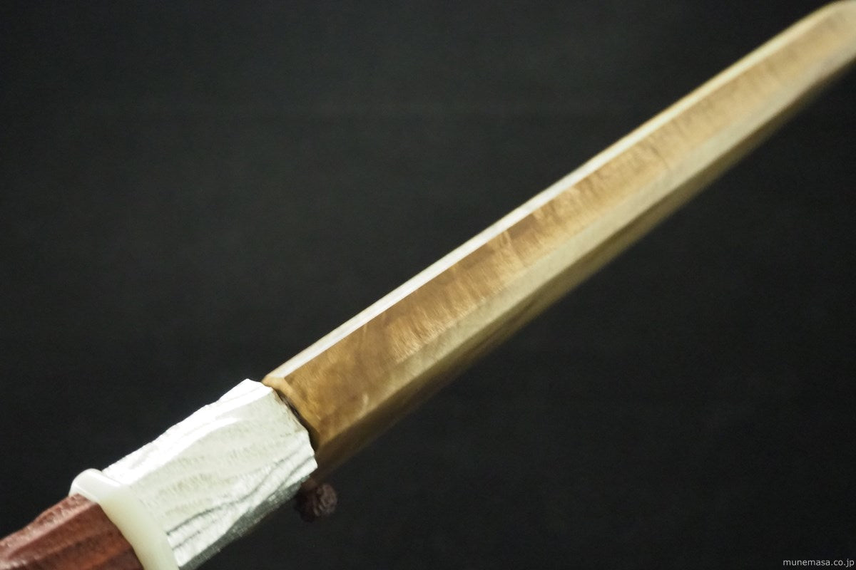 玉鋼 牛刀８寸(240㎜) 刀匠・小澤 茂範作 Gyuto 240mm Swordsmith