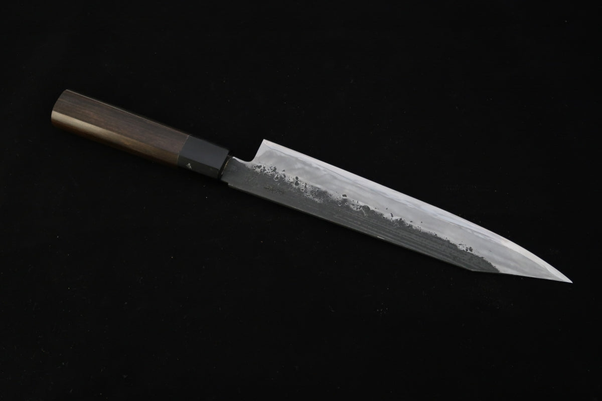 藤(とう) 牛刀 切付型 240㎜・両刃 藤(Tou) Gyuto Kiritsuke Style 240