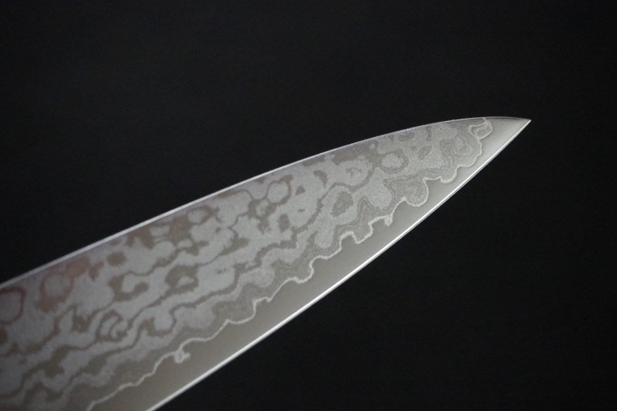 コバルトダマスカスV金10号　ペティ Cobalt ＆ Damascus VG10 paring knife